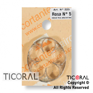 CORTANTE C 223 ROSA N.5 HOJALATA x 1